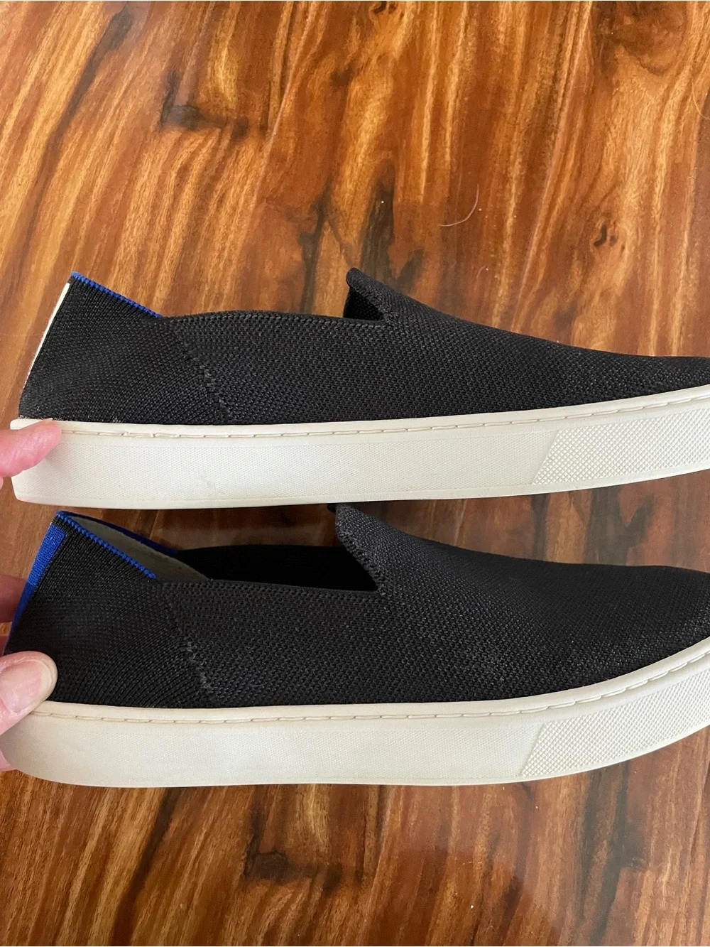Rothy’s Slip On Sneaker Black size 8.5